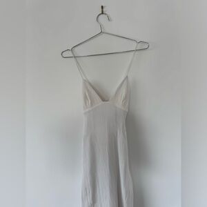 Zara White Maxi Dress